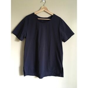 Andar Mens Performance Short Sleeve Tee Navy Blue Shirt Size 8 / L